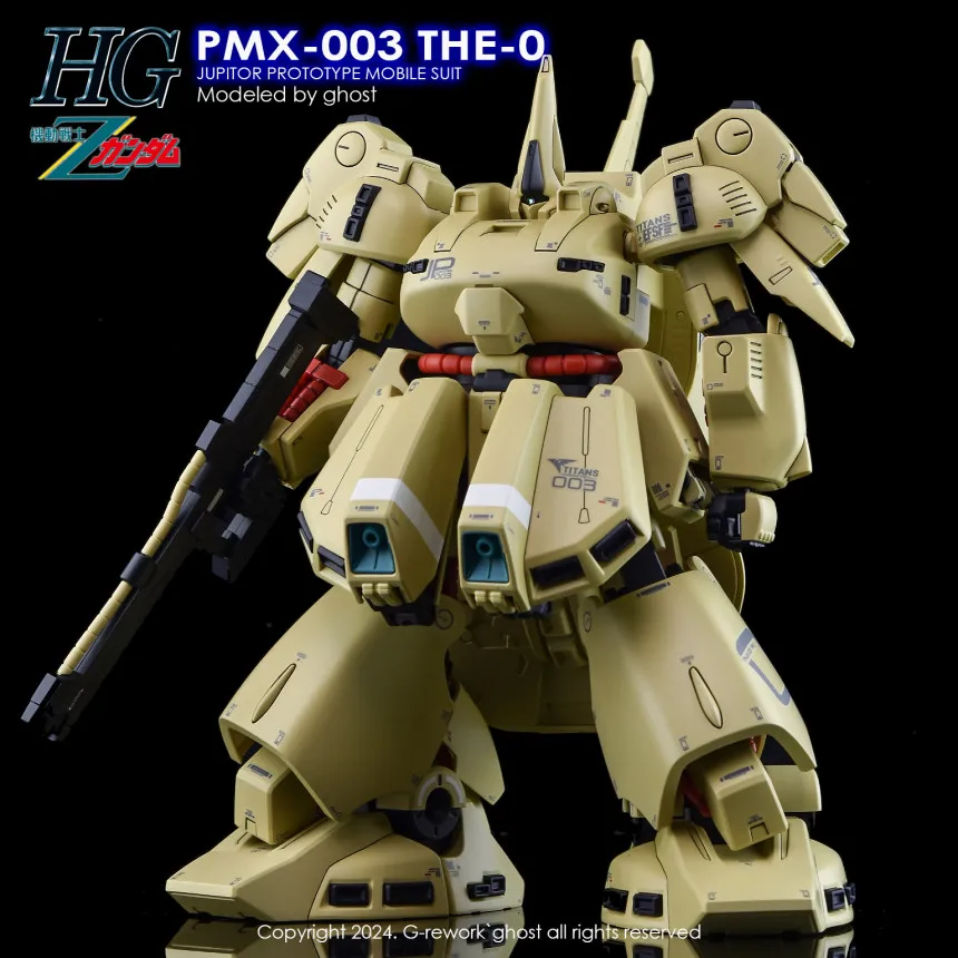 YAN Decal for HGUC 1/144 PMX-003 THE-O Plastic Model Kits Hobby