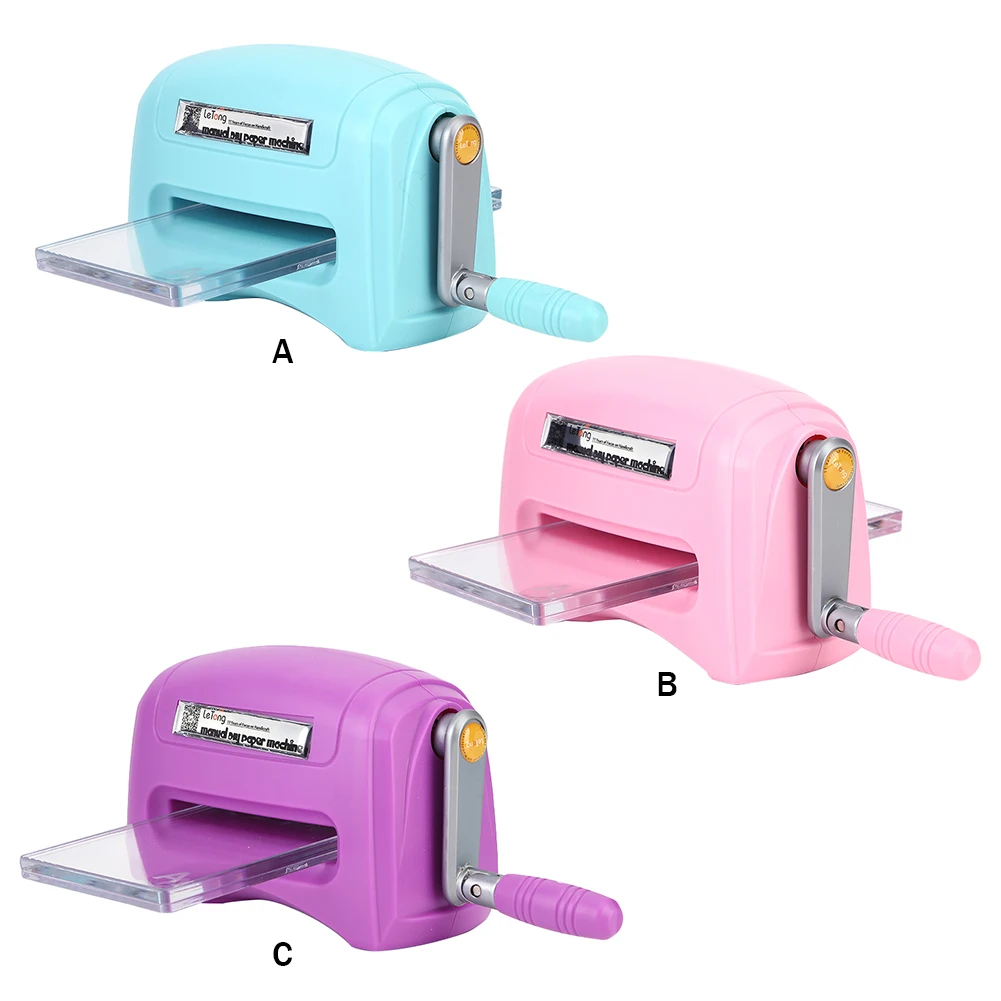 DIY Handcraft Die-Cut Machine Portable Metal Embossing Mold Making Machine Practical with Plastic Backing Plate Home DIY Gadgets