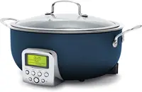 Essential Smart Electric 6QT Skillet Pot, Presets to Sear Saute Stir-Fry and Cook Rice, Healthy Ceramic Nonstick and Dishwasher 1