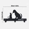 1pc Wrought Iron Metal Claw Pet Cat and Dog Hanger Coat Key Leash Wall Mount Storage Rack Towel Rack Storage Rack Storage Rack 2