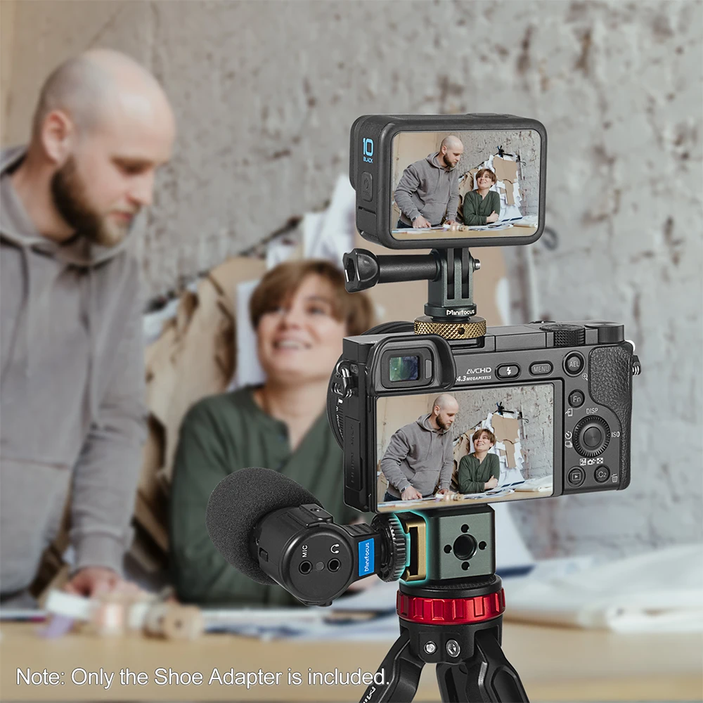 Minifocus ݵ  Ʈ , DSLR ī޶  ķڴ  ũ ÷ LED  Ϳ ˷̴  , 2 