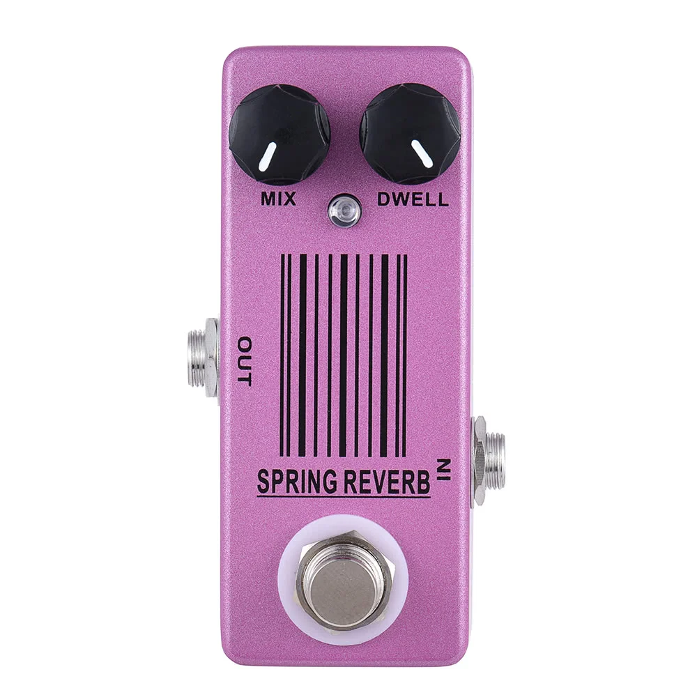 MOSKYAUDIO Guitar Effect Pedal SPRING REVERB MP-51 True Bypass Electric Guitar Effects Processors efeito guitarra DJ Equipment guitar effects processors