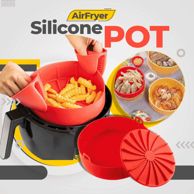 Reusable Round Baking Trays Silicone Air Fryer Liners Silicone Pot Oven  Accessories - China Non-Stick Reusable Silicone Air Fryer Liners and  Silicone Liners Round price