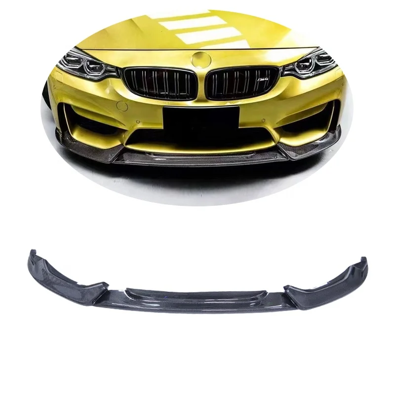 

VRS Type Carbon Fiber Front Bumper Lip Spoiler For BMW F80 F82 F83 M3 M4 2014-2019