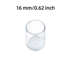 Transparent Silicone Non - Slip Floor Protectors for Furniture, Anti - Noise Rubber Caps (16 mm)