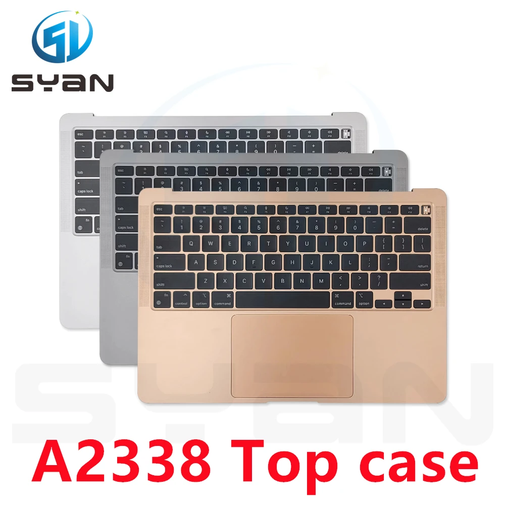 

SYan New A2338 Topcase for Macbook Pro 13" Retina M1 Top case with Keyboard Trackpad Backlight Gold Silver Grey 2020 Year