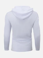 Men’s Five Piece Long Sleeve Hooded Sports T Shirt Set (Pack of 5)