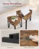 Nesting Coffee Tables, End Tables Set of 2 for Living Room Bedroom, Industrial Small Stacking Side Tables 5