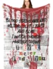 Serial Killer Gift,Serial Killer Blanket,This Is My Serial Killer Documentaries Watching Throw Blanket,Gift for True Crime Lover 3