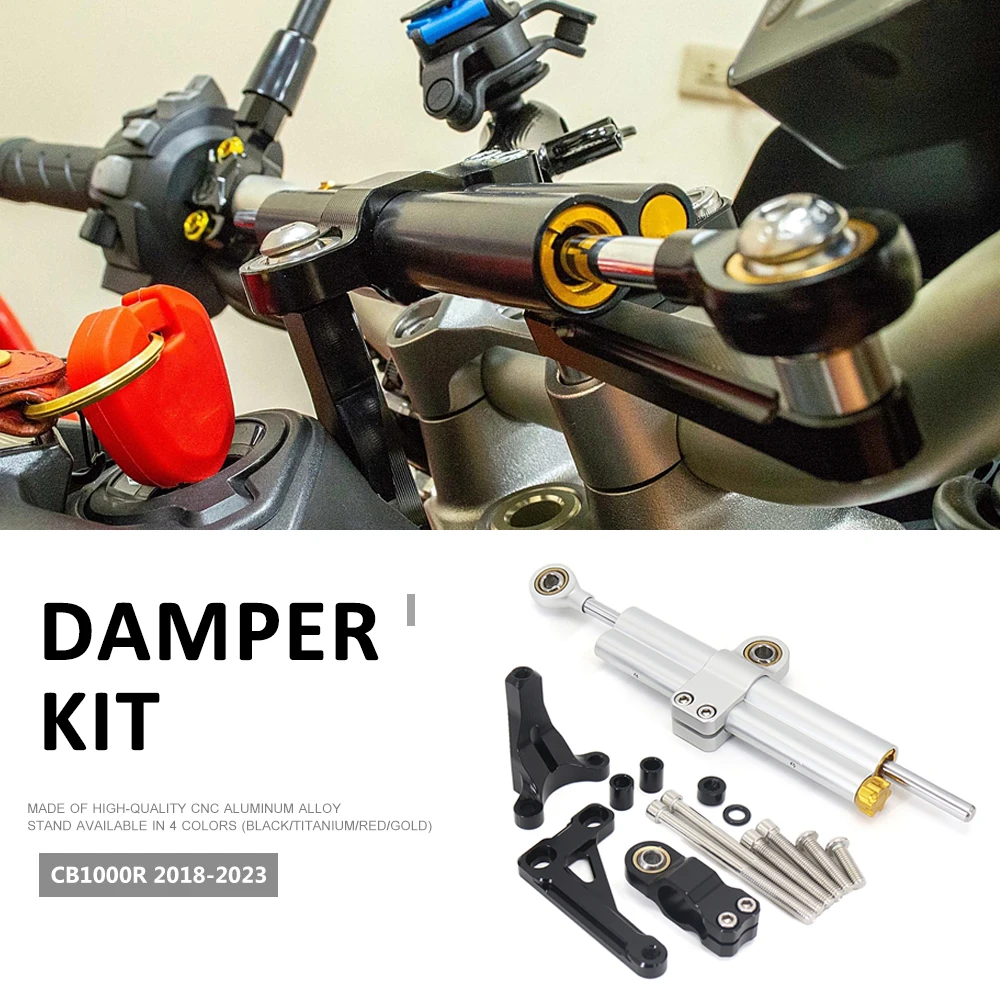

2018 2019 2020 2021 2022 2023 Motorcycle Steering Stabilizer Damper Mounting Bracket Kit For HONDA CB 1000 R CB1000R cb1000r