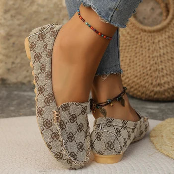 Spring Autumn Loafers Wear-resisting Women's Casual Single Shoes Fashion Non-slip Soft Flat Shoes Loafer Sports Zapatos De Mujer 1