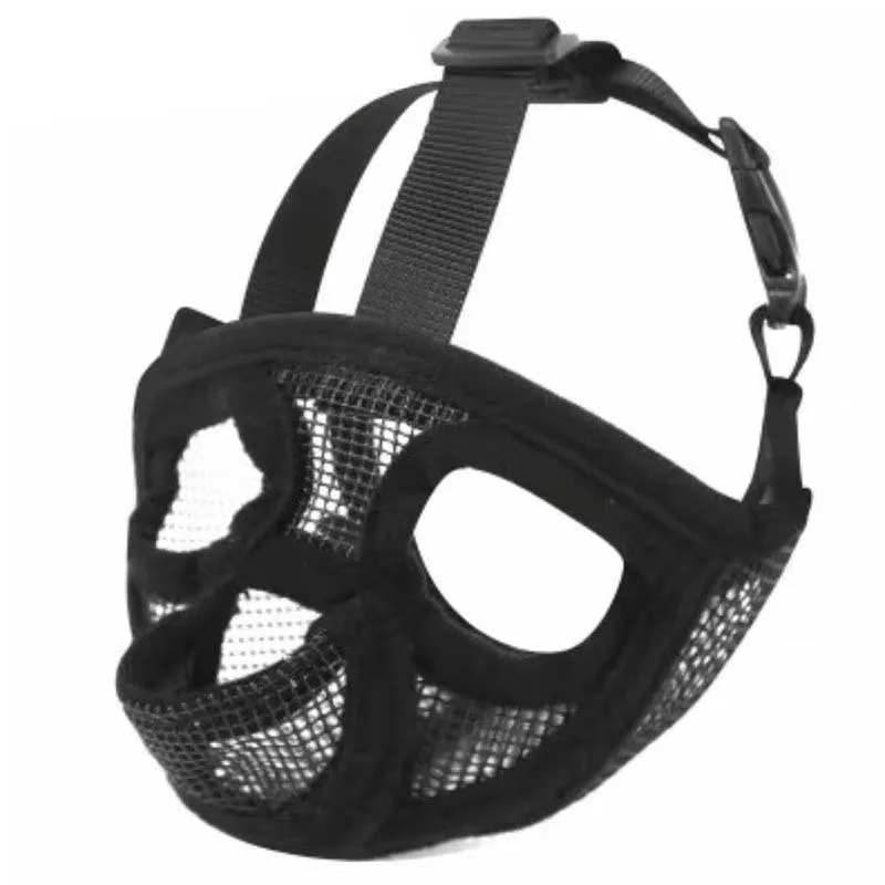 Dog Muzzle Medium Large Dogs Pitbull Golden Retriever Anti Stop Barking Supplies Adjustable French Bulldog
