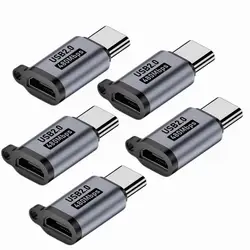 Universal Multi - Adapter: USB - C/Micro - USB to Mini - USB & USB - C Converter (5pcs)