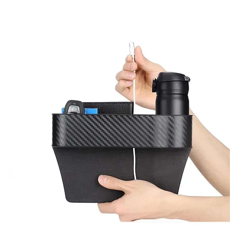 Car Seat Gap Organizer Multifunctional Plastic Car Storage Box Easy To Clean Car Interior Accessories for Sedans SUV Trucks