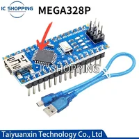 Mini Nano V3.0 ATmega328P Microcontroller Board for Arduino CH340 USB Driver 16Mhz Nano V3.0 ATMEGA328P/168P - Image 3