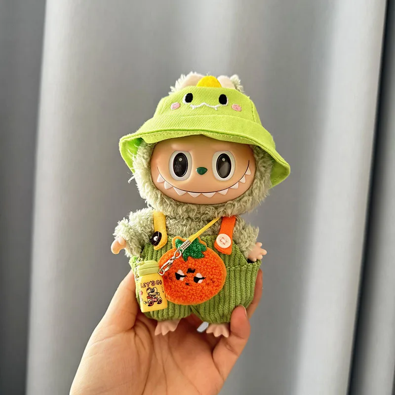 Mini Plush Doll's Clothes Outfit Accessories For Korea Kpop Exo Labubu I II Idol Dolls Sitting Party Clothing Gift doll clothes plush toy accessories mini doll ornaments