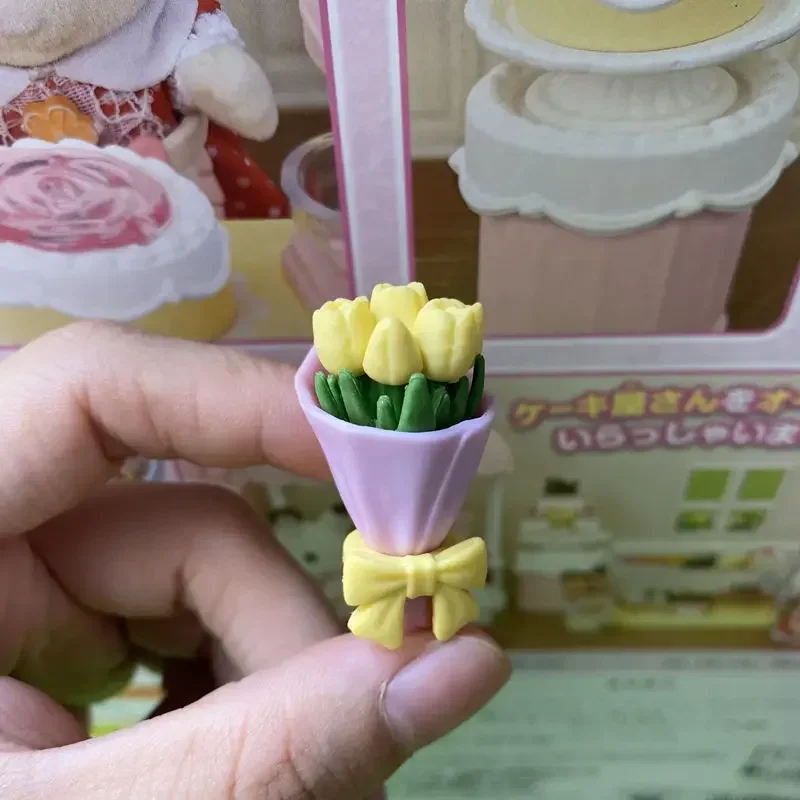 Genuine Japanese Authentic bulk goods play house toy doll animal mini ornament Defective and broken skin