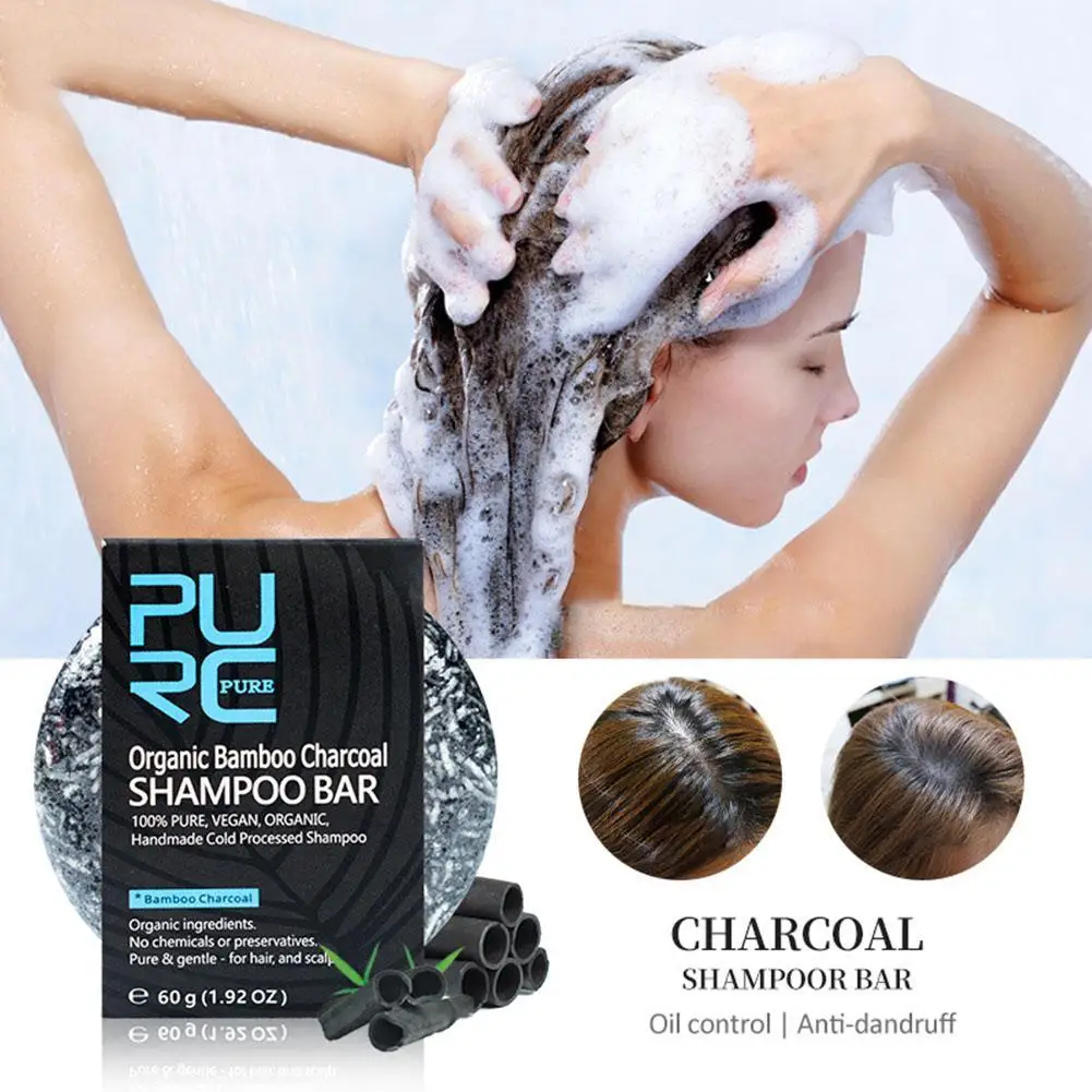 

Bar Repair Gray White Hair Color Dye Treatment Nourishing Hair Scalp Treatment 60g Bamboo Charcoal Clean Detox Shampoo Soap