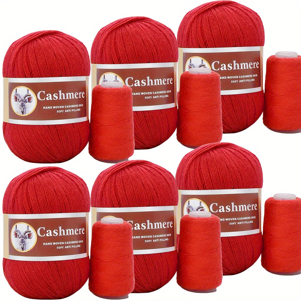 Luxurious Hand-Knitting Cashmere Wool