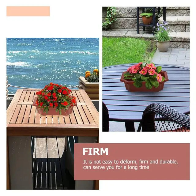 6Db Műanyag Virág Edény Zamatos Növények Bonsai Ültetési Edények Táj Virágcserep - Image 5