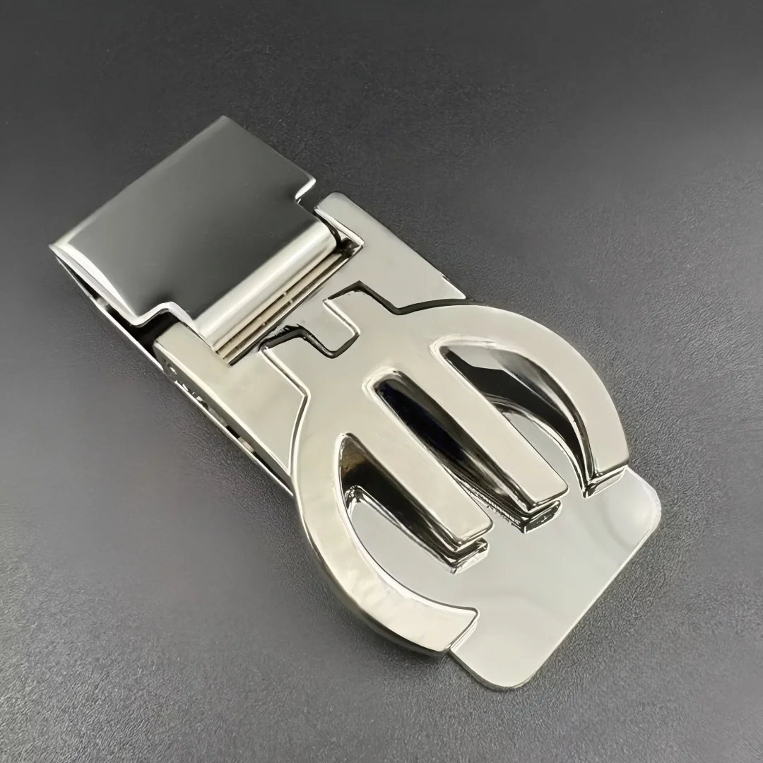 6 Stile, individueller Schriftzug, hochwertige Geldklammer-Geldbörse für Herren, Edelstahl-Metall-Geldklammer, einfacher Dollar-Geldklemmhalter – Detail 8
