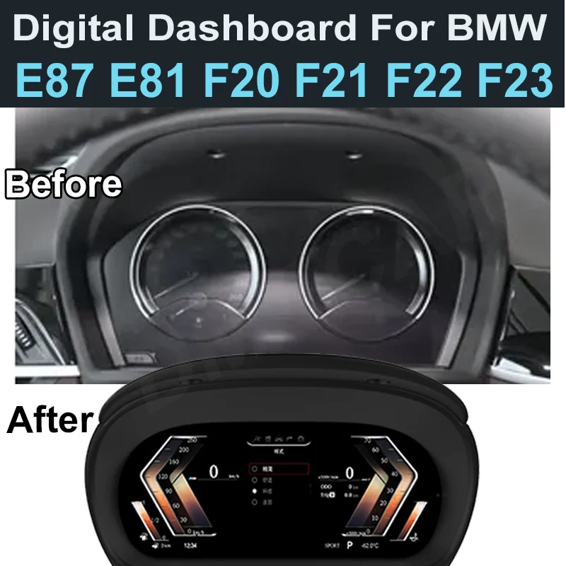 CarLCDDigitalDashboardPanelInstrumentClusterSpeedometerforFor
