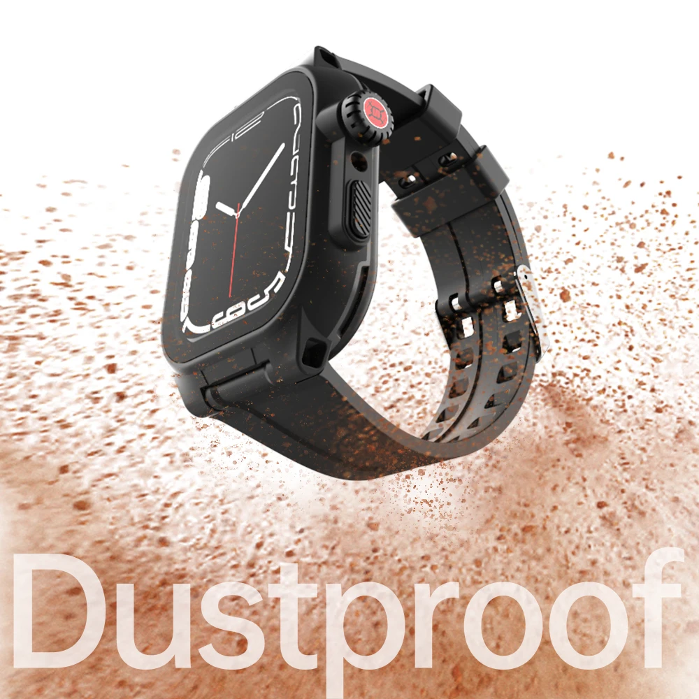   iWatch Shockproof Ʈ Dirtproof  Shockproof ü ̽  ð Series7 41/45mm Ŀ 