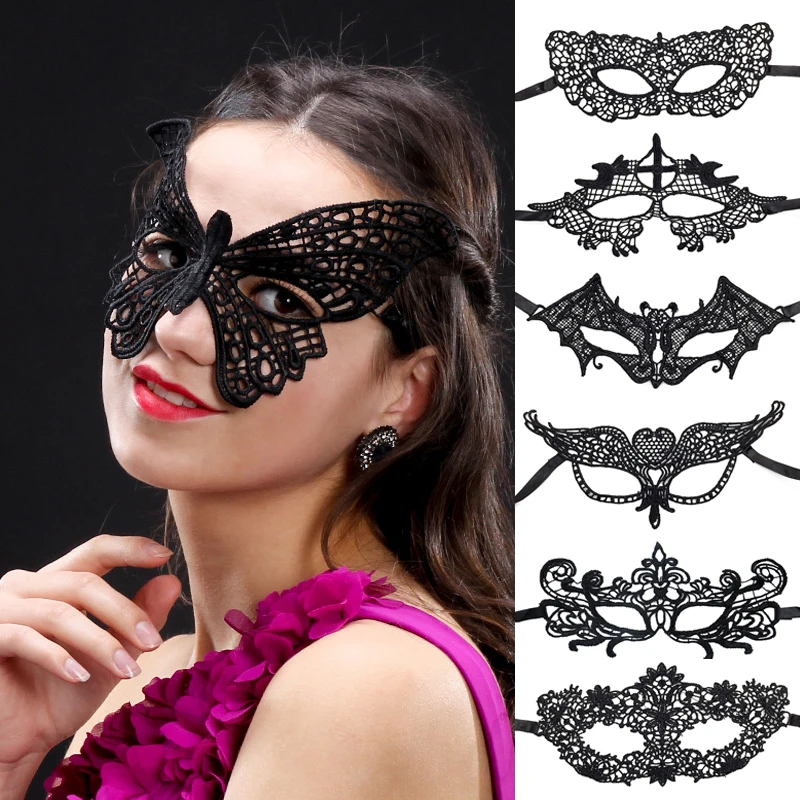 Halloween Mask Lace Masquerade Woman