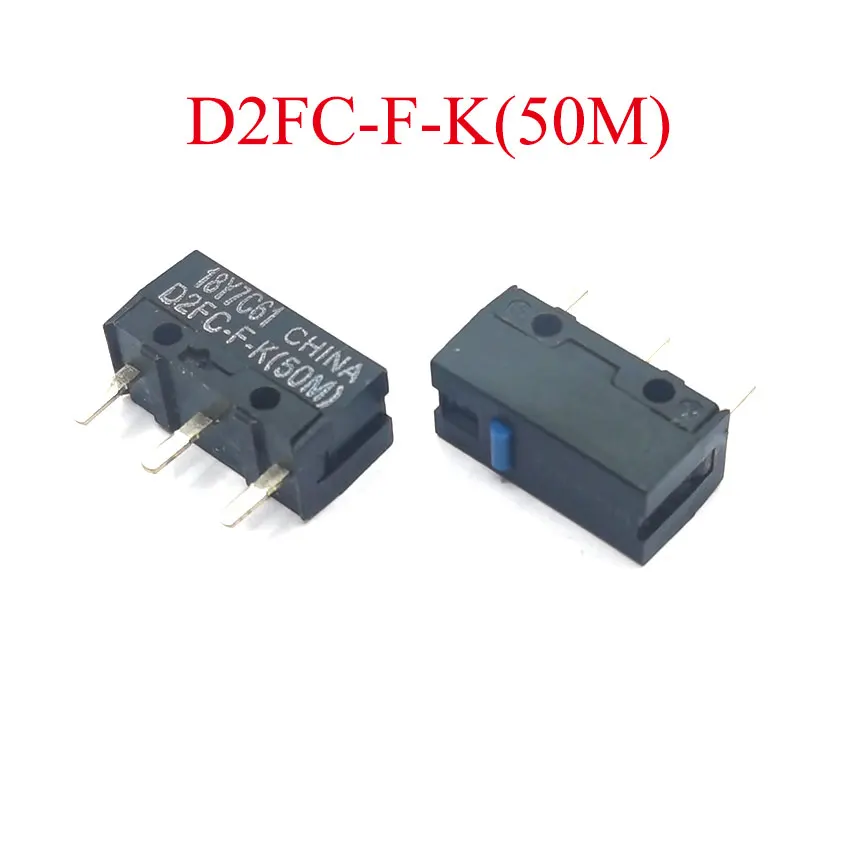 2 pz Mouse microinterruttore microinterruttore D2FC-F-K 50 m generale D2FC-F-7N 10M 20M 50 milioni di tempo di vita