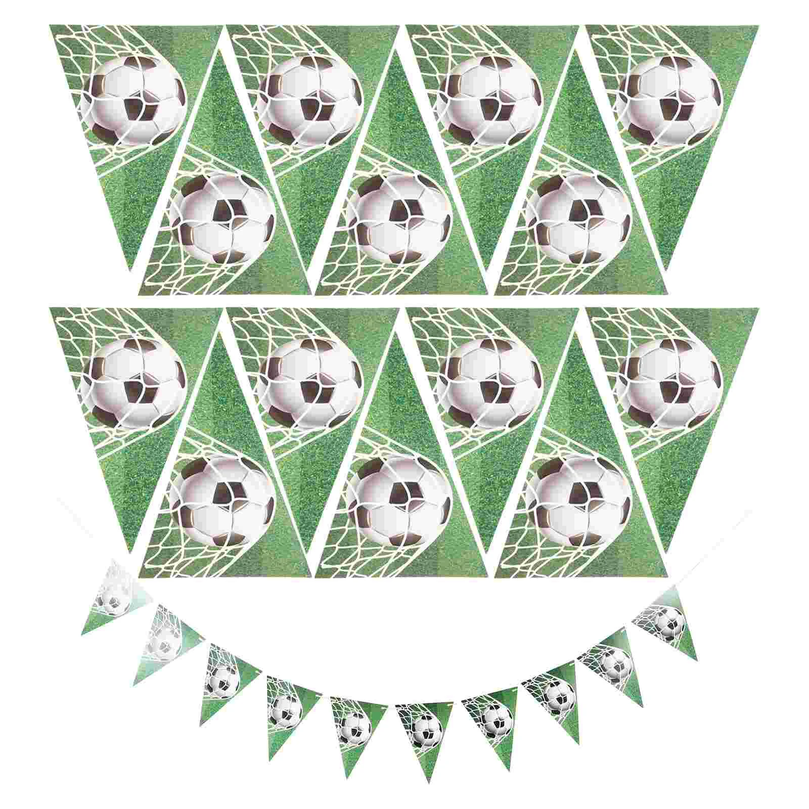 

4 Pcs Football Party Soccer Ballsssss Sports Concessions Soccer Ballssssss for Wall Decor Themed Decorations Hanging Paper