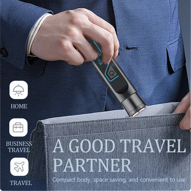 Kemei KM-277 Electric Shaver Ear/Eyebrows/Nose Hair Trimmer 3in1 Kit Mini Portable Body Hair Trimmer Safety Razor Rechargeable