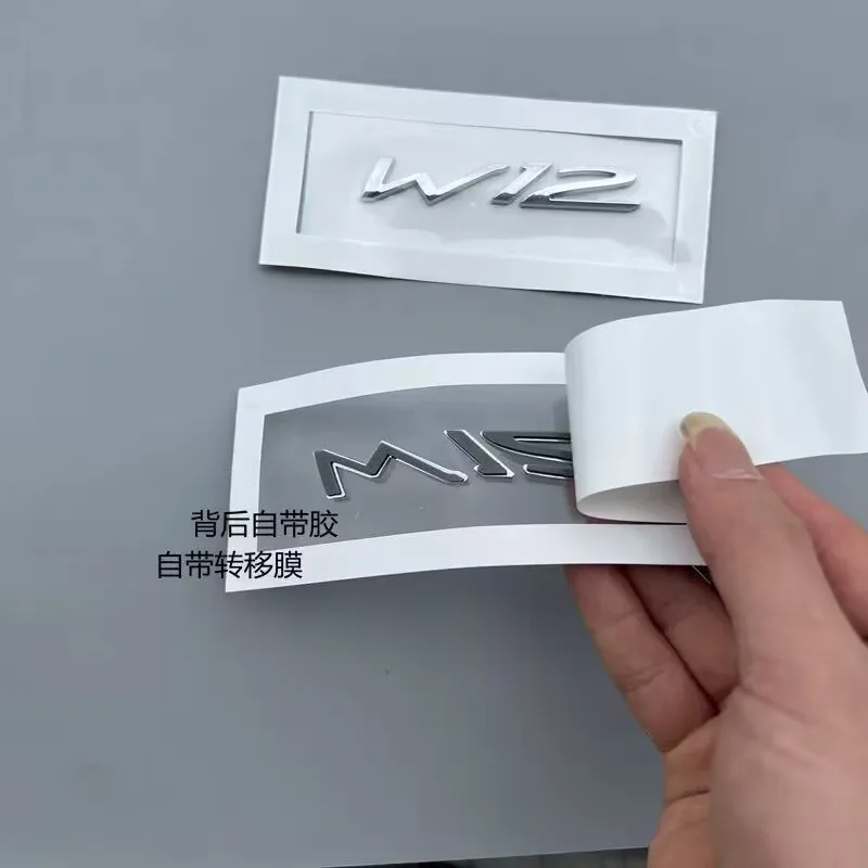 벤틀리 콘티넨탈 플라잉 Bentayga Mulsanne 자동차 뒷 트렁크 스티커 속도 W12 V8 V8S 엠블럼 배지 스티커 Hubcap 액세서리