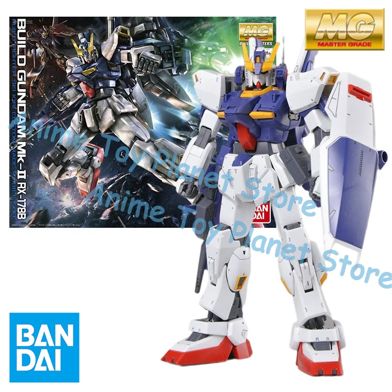 Bandai Original MODEL KIT MG 1/100 BUILD GUNDAM MK2 RX-178B Model