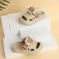 Children's sandals, boys' and girls' slippers, fashionable outdoor shoes, walking shoes, hiking shoes, anti slip beach shoes 4