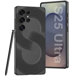 Sleek Ultra - Thin Matte Shockproof Protective Fashion Armor Case for Galaxy S26 Ultra (Black)