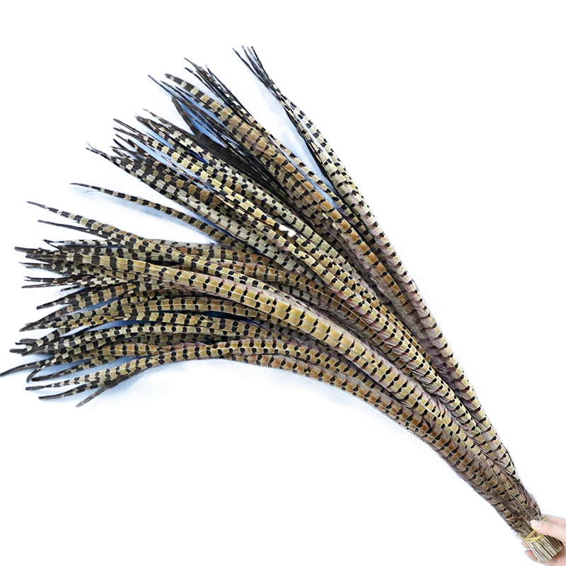 Plumas Naturales De Faisán Azul - 20 Unidades, 25-30 Cm, Ideales Para Manualidades, Sombreros, Disfraces Y Decoración
