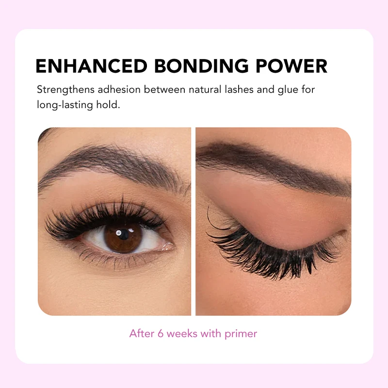 Eyelash Glue Primer for Natural Lashes Deep Cleansing Oil-Free Prep Adhesive Primer for Eyelash Extension DIYDAY