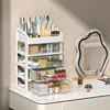 Drawer Jewelry Makeup Storage Box Large Capacity Transparent Makeup Storage Box Multi-layer Multi-functional Desktop Organizer 3