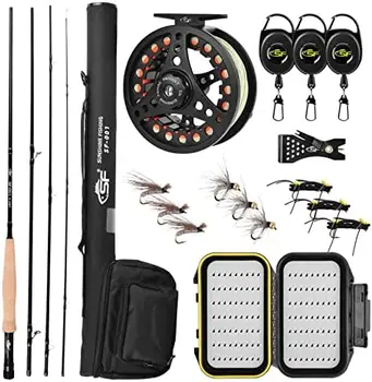 SF-001 Fly Fishing 4 Piece Rod and accessory set 1