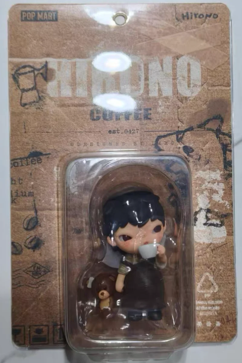 Original POP MART Hirono Coffee Figure Hangka Trendy Holding A