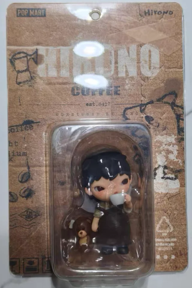 Original POP MART Hirono Coffee Figure Hangka Trendy Holding A