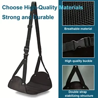 1pc/2pcs New Travel Hammock Office Hammock with Airplane and High-speed Rail Footrest Hammock Foot Stepping Travel Artifact 3