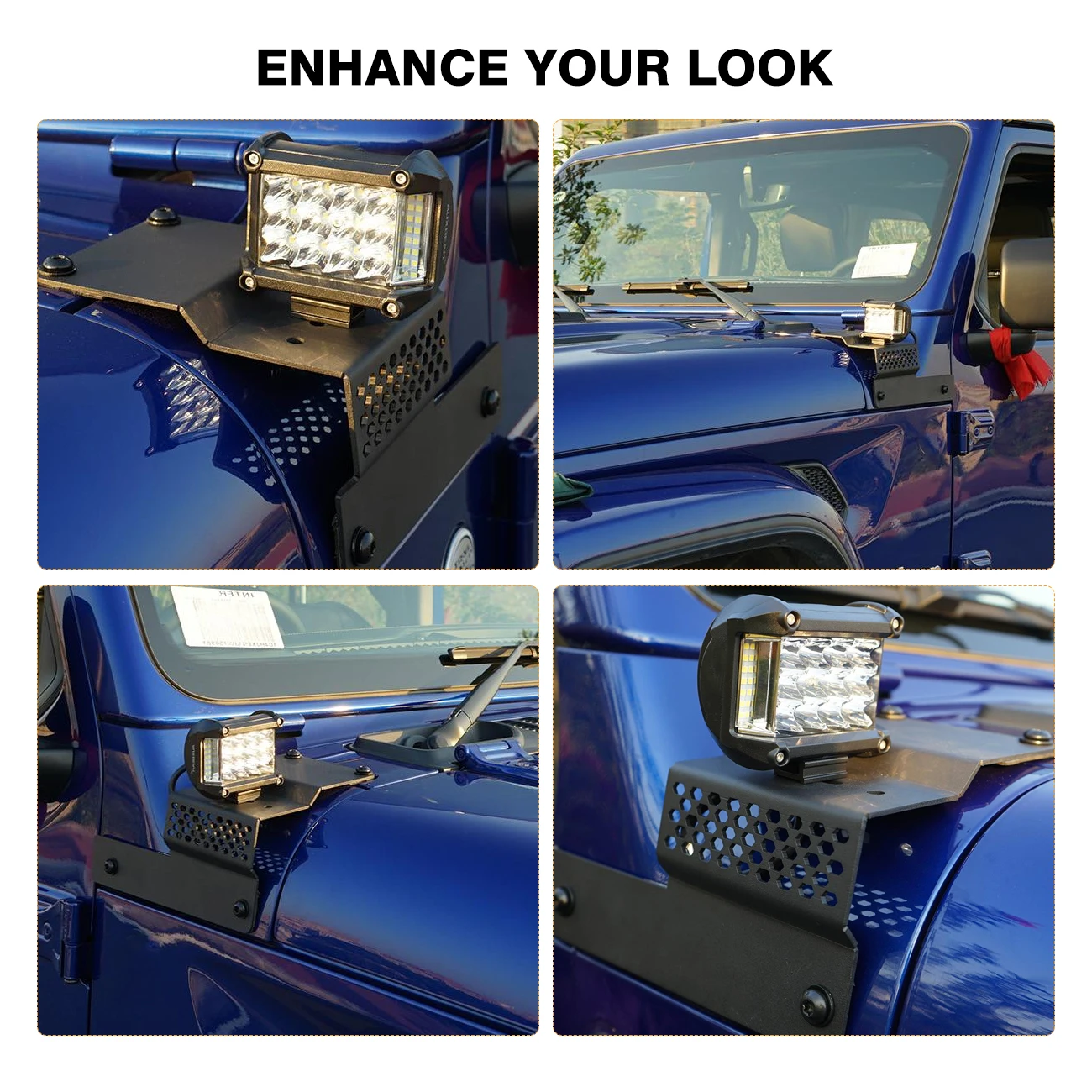 DKMGHT Luces Traseras Led Ahumadas Para Jeep Wrangler Jl 2018-2022