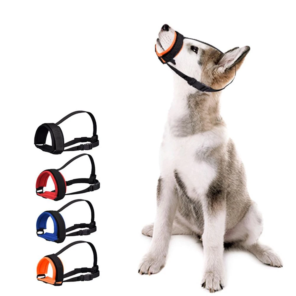 Extreem computer Onbevreesd Hond Muilkorf Verstelbare Huisdieren Snuit Ademend Nylon Zachte Snuit Anti  Bijten Barking Mond Cover Voor Grote Middelgrote Kleine Honden| | -  AliExpress