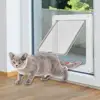 4 Way ABS Animal Pet Kitten Puppy Security Flap Door Safe Dog Cat Gate Doors