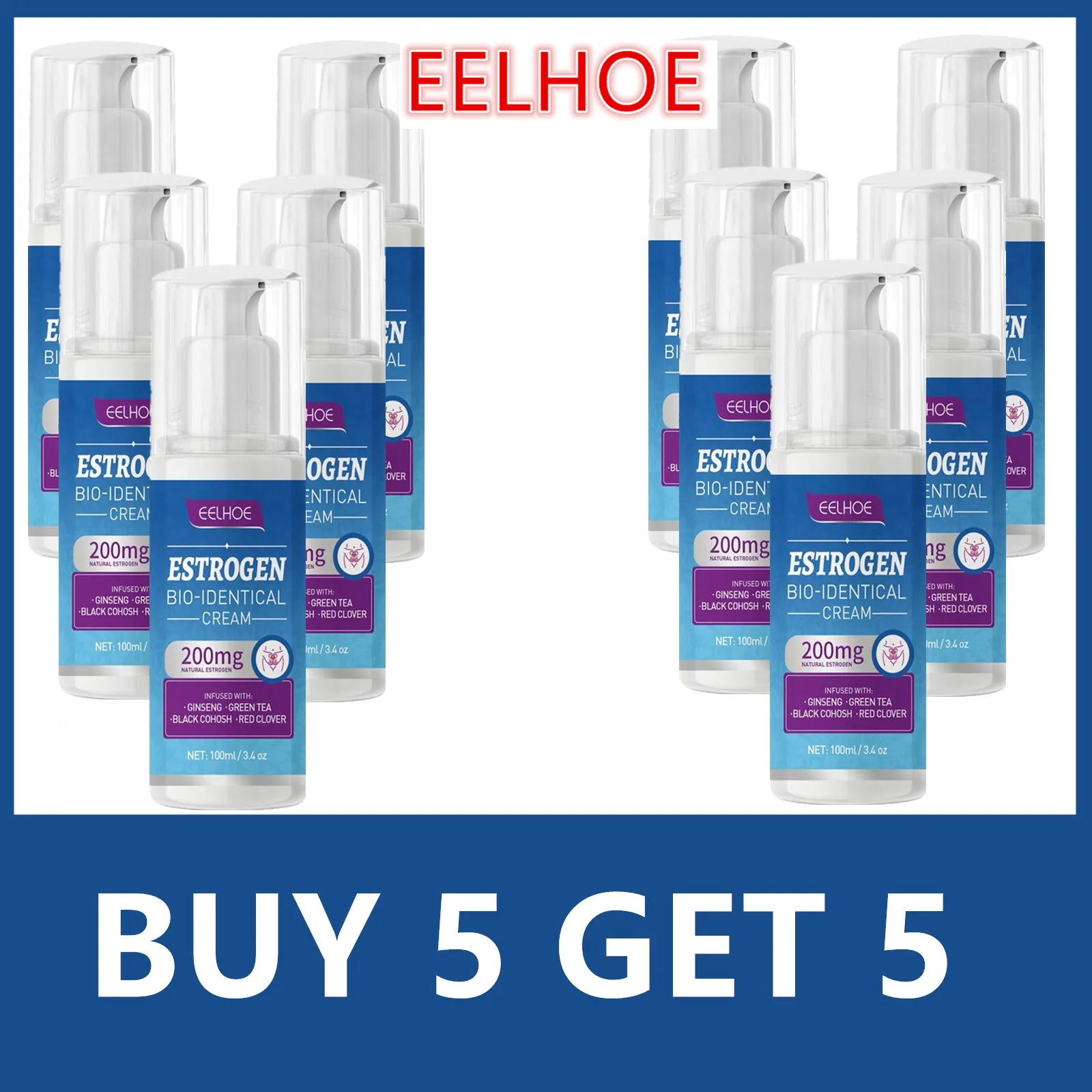 Estrogen Relief Cream 100ml for Women Menopause Health Body Care