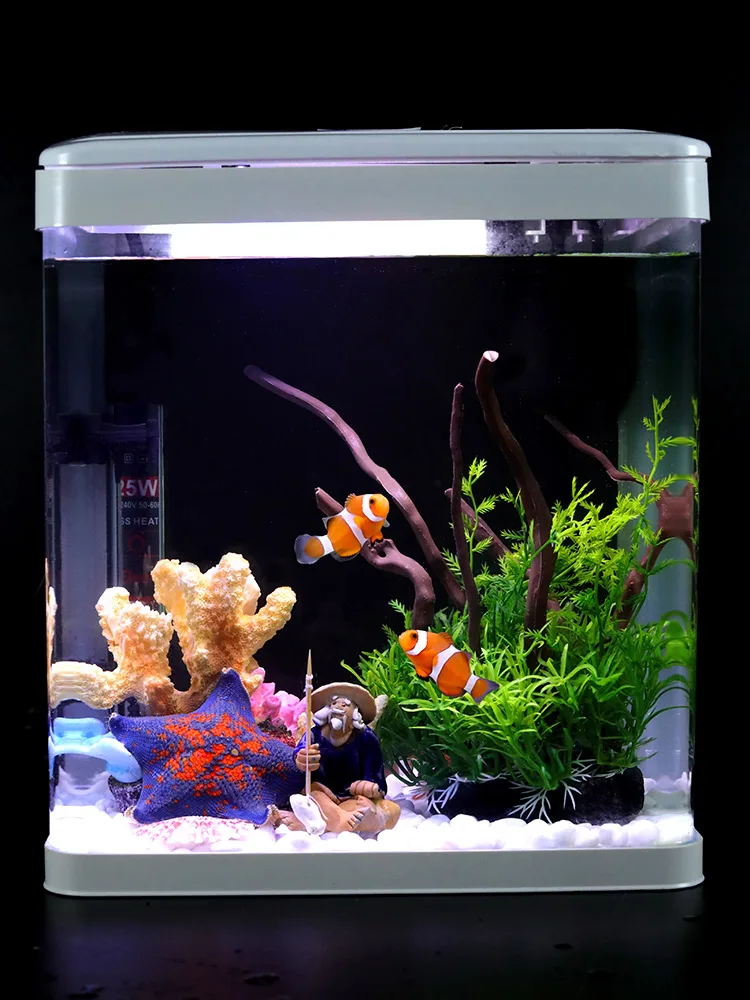 Office Desks Fish Tank Small Ecological Maxspect Modern Natural