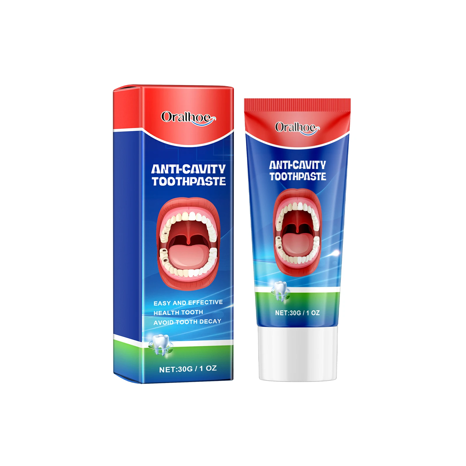 Anti-cavity & Dental Caries Repair Toothpaste —— Cleans the mouth, improves yellow teeth, protects gums and strengthens teeth.