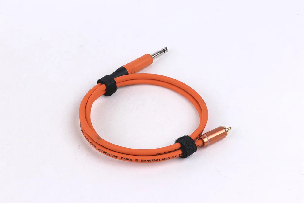 1/4 Zoll auf RCA-Kabel, 1/4 Zoll TRS auf RCA-Audioleitung, 6,35 mm Stereo-Buchse auf RCA-Kabel für AV-Receiver, Lautsprecher, Verstärker, Heimkino – Detail 17
