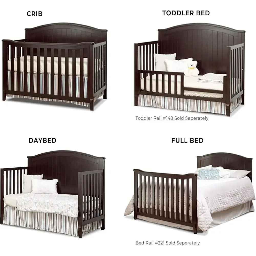 4-in-1 Convertible Crib 3